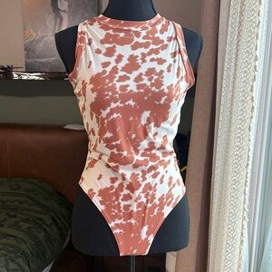 Cow print Bodysuit